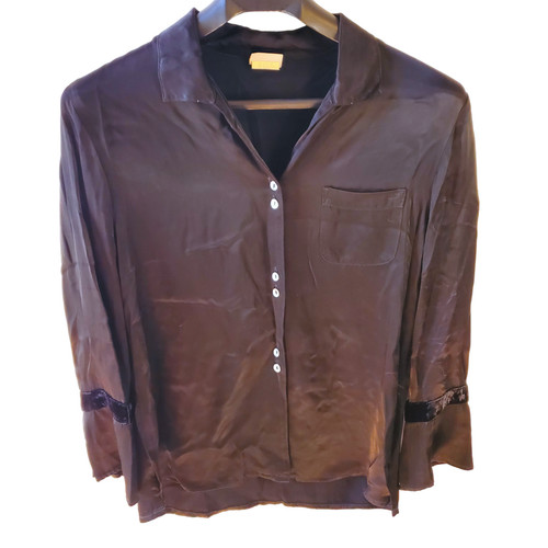 Two star dog blouse black - dog, m