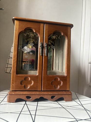 Vintage door wooden armoire - 2,