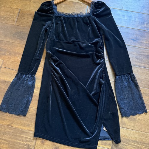 Rihoas black velvet - rihoas, dress