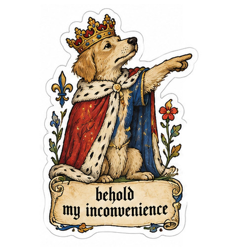 Dog king medieval - dog,