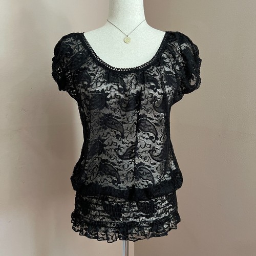 Whimsygoth y2k black lace - whimsygoth,