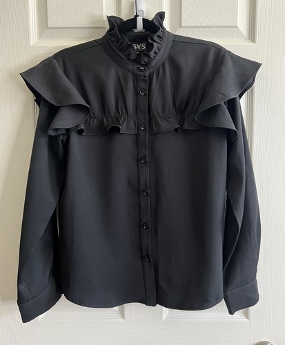 Ssys the label - black, ruffle