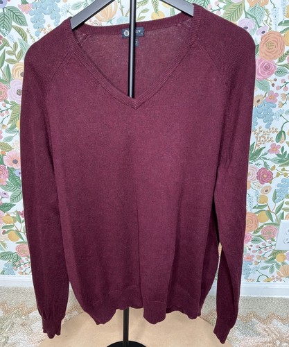 Crew neck sweater - v, cotton