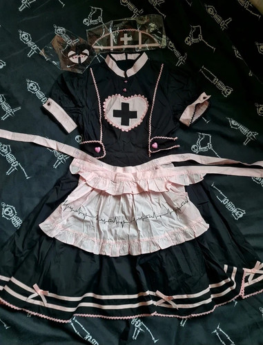 Lolita wardrobe black - black, pink