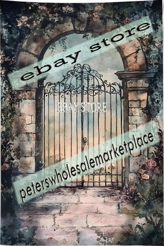 Gothic iron gate wall hanging - gothic,