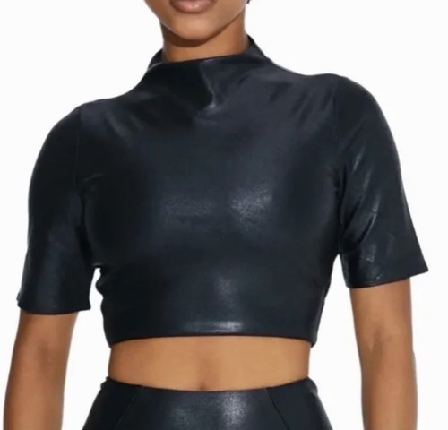 Naked wardrobe black faux - naked,