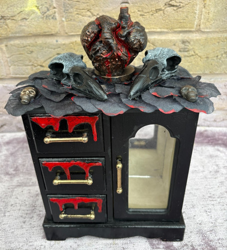 Black wardrobe gothic goth - black,
