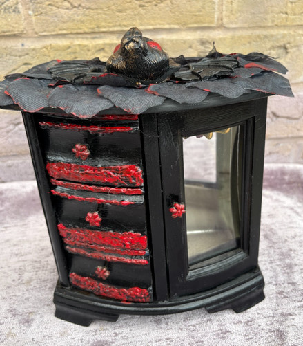 Black wardrobe gothic goth - black,